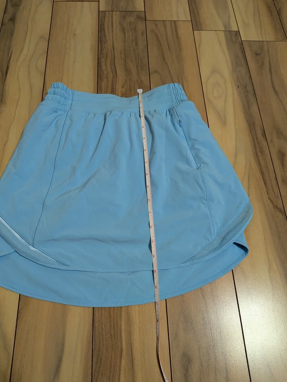 EUC! Lululemon Hotty Hot High Rise Skirt In Light Blue Size 4